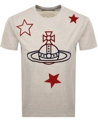 Vivienne Westwood - Orb And Stars T Shirt - Lyst