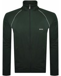 BOSS BUSINESS - Boss Full Zip Sweatshirt Jacket Dark - Lyst