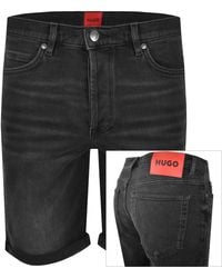 HUGO - 634 Denim Shorts - Lyst