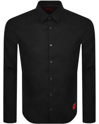 HUGO - Ero3 W Long Sleeve Shirt - Lyst