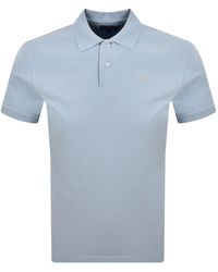 Barbour - Original Sports Polo T Shirt Sky - Lyst