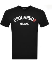 DSquared² - Icon Logo Loose Fit T Shirt - Lyst