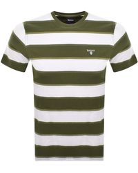 Barbour - Meldon Stripe T Shirt - Lyst