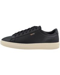 BOSS BUSINESS - Boss Kieran Tennis Trainers Dark - Lyst