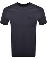 Fred Perry - Pocket Detail Pique T Shirt - Lyst