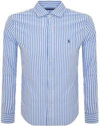 Ralph Lauren - Long Sleeved Stripe Shirt - Lyst