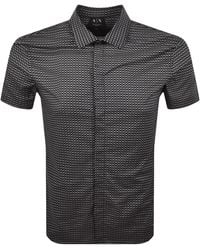 ARMANI EXCHANGE - Pattern Shirt Deep - Lyst