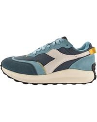 Diadora - Race Suede Sw Trainers - Lyst
