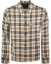 Fred Perry - Textured Check Overshirt - Lyst