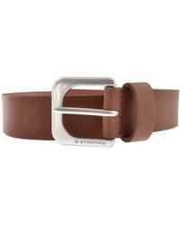 G Star New Mens Medium 94.5cm/37inches Brown Leather Belt RRP £29.99 