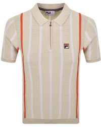 Fila - Fila Giorgio Crochet Polo Shirt - Lyst