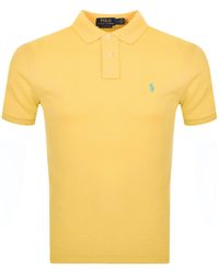 Ralph Lauren - Custom Slim Fit Polo T Shirt - Lyst