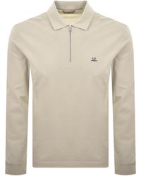 C.P. Company - Cp Company Long Sleeve Polo T Shirt - Lyst