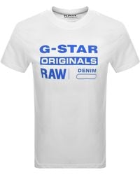 G-Star - G-Star Originals Logo T Shirt - Lyst