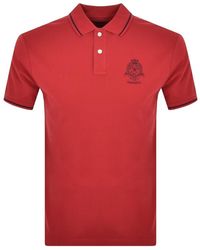 Hackett - Heritage Logo Polo T Shirt In - Lyst