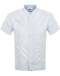 Pretty Green - Paisley Short Sleeve Shirt - Lyst