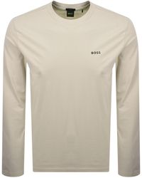 BOSS - Boss Long Sleeved T Shirt - Lyst