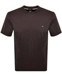 BOSS BUSINESS - Boss C Taut 01 Mercerised T Shirt Dark - Lyst
