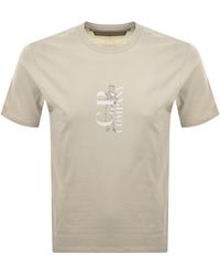 C.P. Company - Cp Company Vertical Logo T Shirt - Lyst