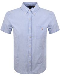 Ralph Lauren - Wrinkled Stripe Shirt - Lyst