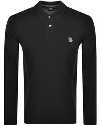Paul Smith - Long Sleeved Polo T Shirt - Lyst