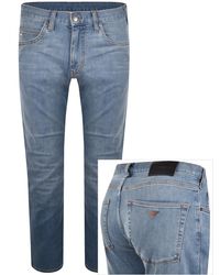 Armani - Emporio J45 Jeans Light Wash - Lyst
