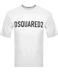 DSquared² - Icon Logo Loose Fit T Shirt - Lyst