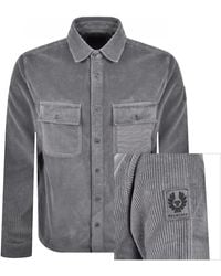 Belstaff - Fallgate Corduroy Overshirt Tornado - Lyst