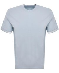 Armani Exchange - Crew Neck Tipped T Shirt - Lyst