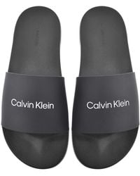 Calvin Klein - Monobrand Sliders - Lyst