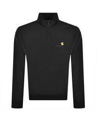 Carhartt - Carhartt Half Zip Script Logo Sweatshirt - Lyst