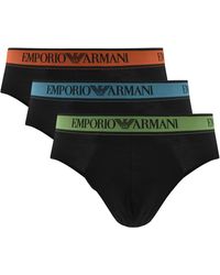 Armani - Emporio 3 Pack Briefs - Lyst