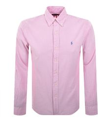 Ralph Lauren - Stripe Long Sleeve Shirt - Lyst