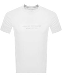 ARMANI EXCHANGE - Regular Fit Logo T Shirt - Lyst