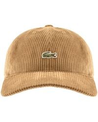 Lacoste - Velour Baseball Cap - Lyst