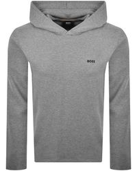 BOSS BUSINESS - Boss Waffle Hooded T Shirt - Lyst
