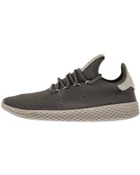 adidas Originals X Pharrell Williams Tennis Hu Sneakers in Gray for Men |  Lyst