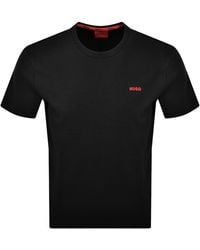HUGO - Austin Waffle T Shirt - Lyst