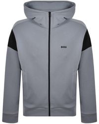 BOSS - Boss Union Saggy Full Zip Hoodie - Lyst