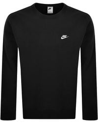 Nike - Crew Neck Club Sweatshirt - Lyst