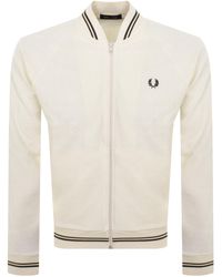 Fred Perry - Towelling Track Top - Lyst
