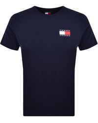 Tommy Hilfiger - Essential Flag Logo T Shirt - Lyst