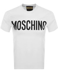 Moschino - T-shirt With Logo Print - Lyst
