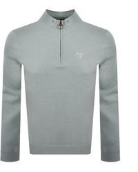 Barbour - Lingwood Half Zip Knit Jumper - Lyst