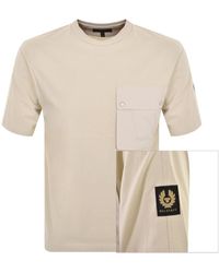 Belstaff - Short Sleeve Logo T Shirt - Lyst