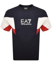 EA7 - Emporio Armani Logo T Shirt - Lyst