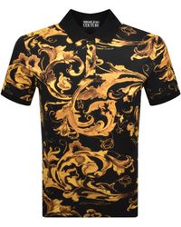 Versace Jeans Couture - Couture Baroque Polo T Shirt - Lyst