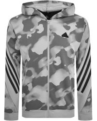 adidas - All Over Print Zip Hoodie - Lyst