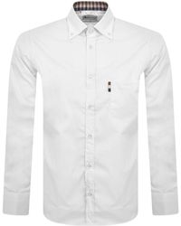 Aquascutum - London Long Sleeve Shirt - Lyst