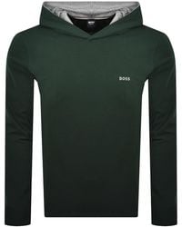 BOSS BUSINESS - Boss Mix And Match Hooded T Shirt Dark - Lyst